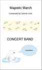 Majestic March Concert Band sheet music cover